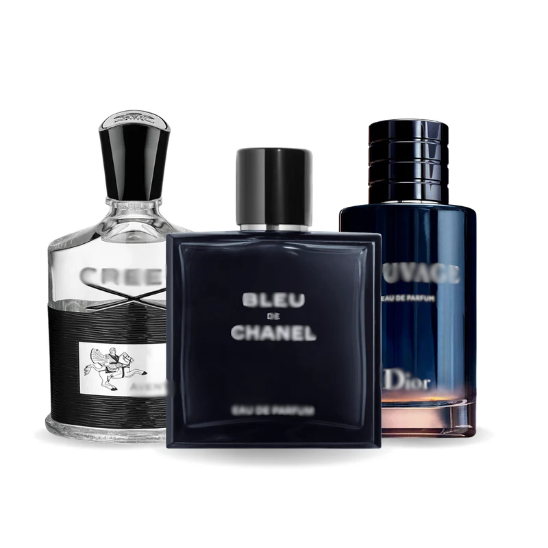 Creed Aventus + Bleu de Chanel + Dior Sauvage | 3 στην τιμή του 1  100ml