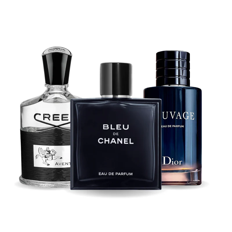 Creed Aventus + Bleu de Chanel + Dior Sauvage – 3 στην τιμή του 1  100ml